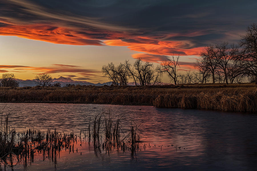 Sunset at Rocky Mountain Arsenal Photograph by Tibor Vari