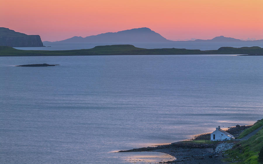 Sunset at Stein, Waternish, Isle of Skye Photograph by David Ross