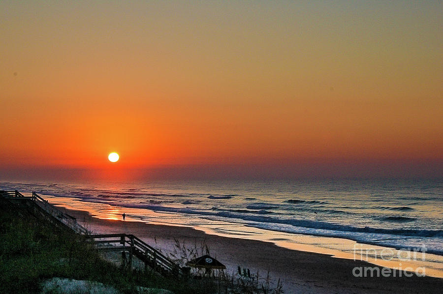 Sunset at Surf City NC Photograph by Flippin Sweet Gear