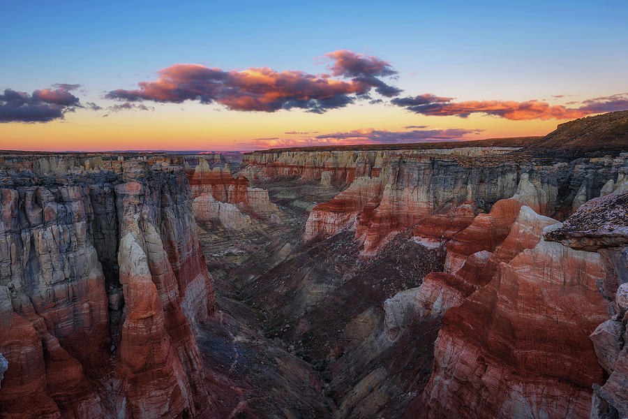 Sunset at the Coal Mine Canyon in Arizona Photograph by Miroslav Liska