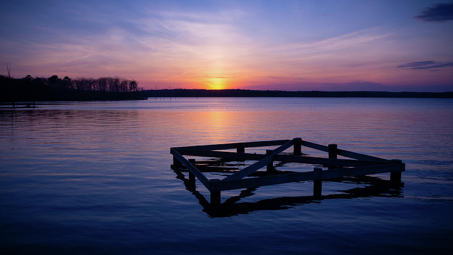 sunset at the reservoir by Steve Stanger sunset at the reservoir by Steve Stanger