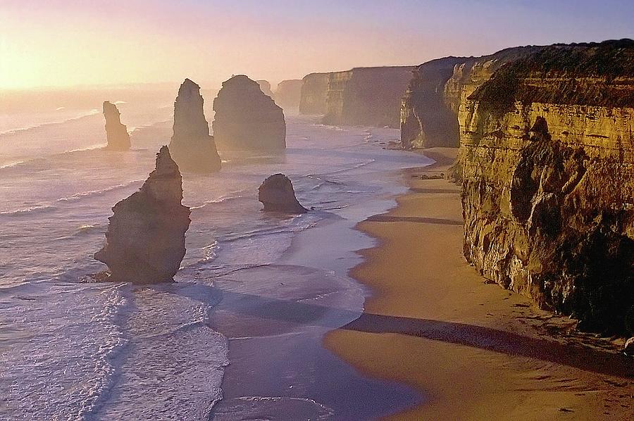 Sunset At The Twelve Apostles Photograph by Tgr Photography