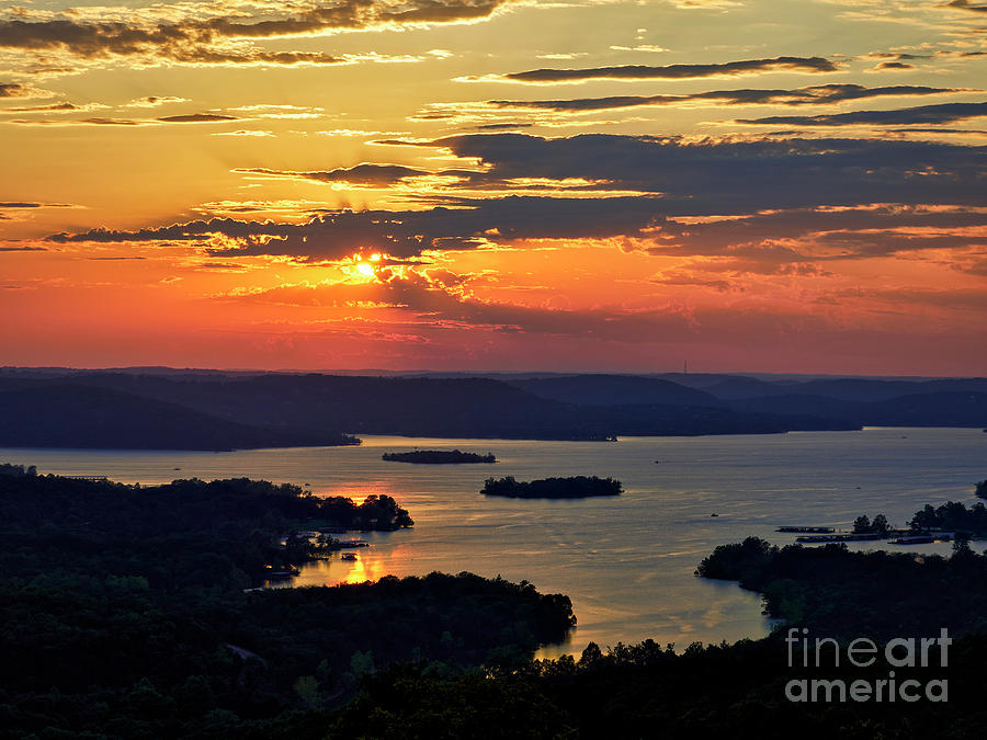Missouri Photograph - Sunset at Top of the Rock II by Matt Suess