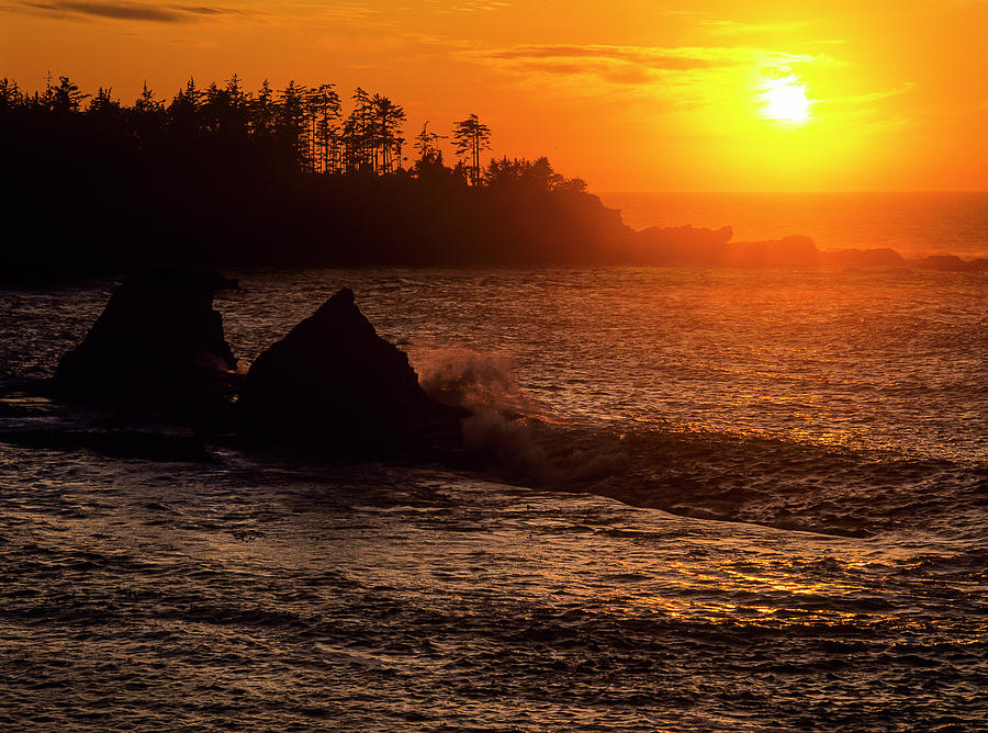 Sunset Bay Sunset Photograph by Robert Potts