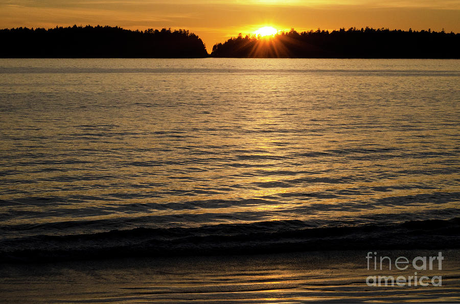 Sunset Beach Vancouver Island 2 Photograph by Bob Christopher