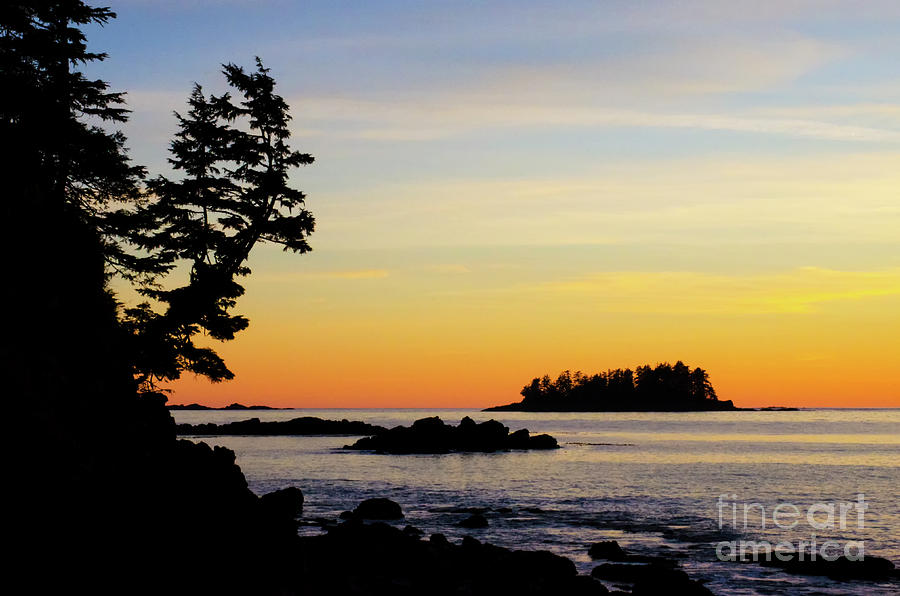 Sunset Beach Vancouver Island Photograph by Bob Christopher