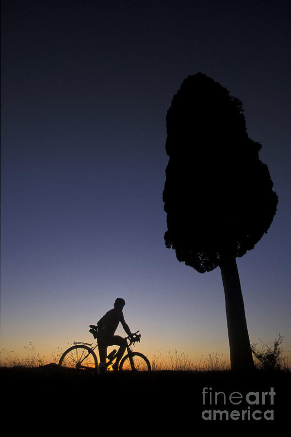 Sunset, Biking Around Italy Photograph by 