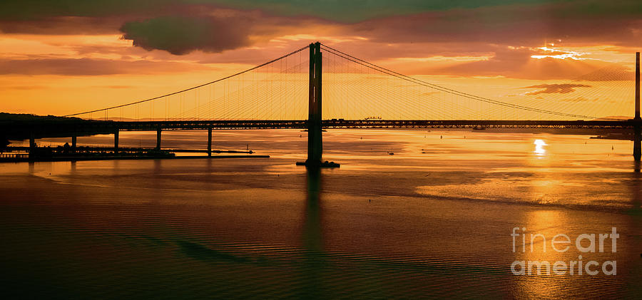 Sunset Bridge Photograph by Sam Makoji