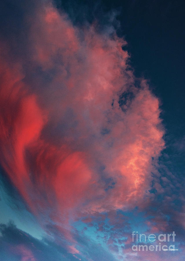 Santa Fe Photograph - Sunset Clouds Ortiz by Steven Natanson