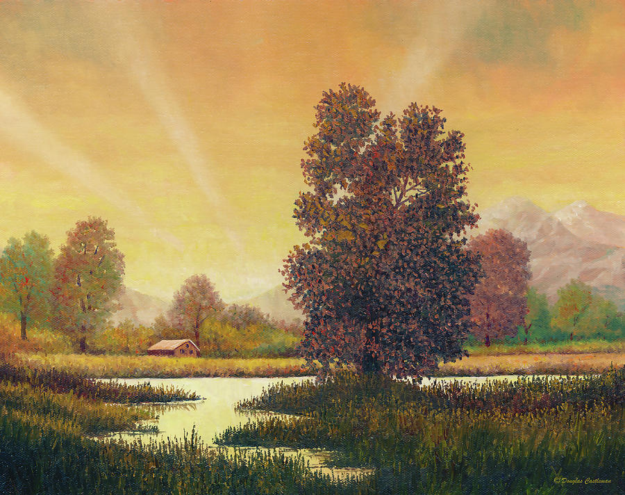 Sunset Color Painting by Douglas Castleman