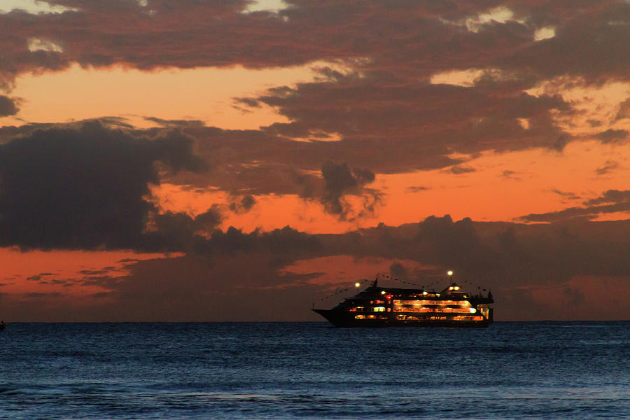 Sunset Cruise Photograph by Briand Sanderson