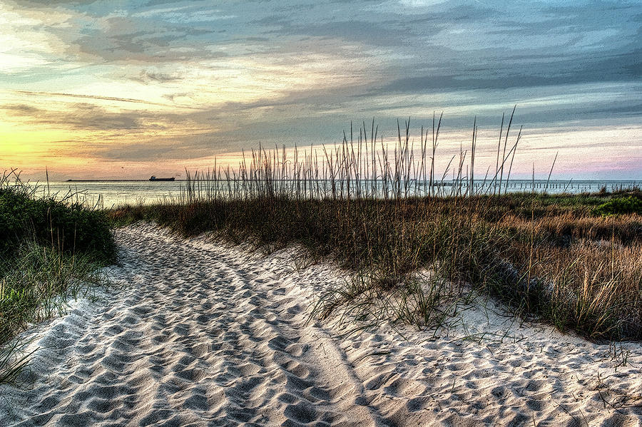 Summer Photograph - Sunset Dunes by Pete Federico