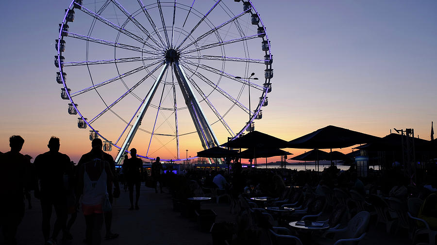 Sunset Ferris Wheel by August Timmermans Sunset Ferris Wheel by August Timmermans