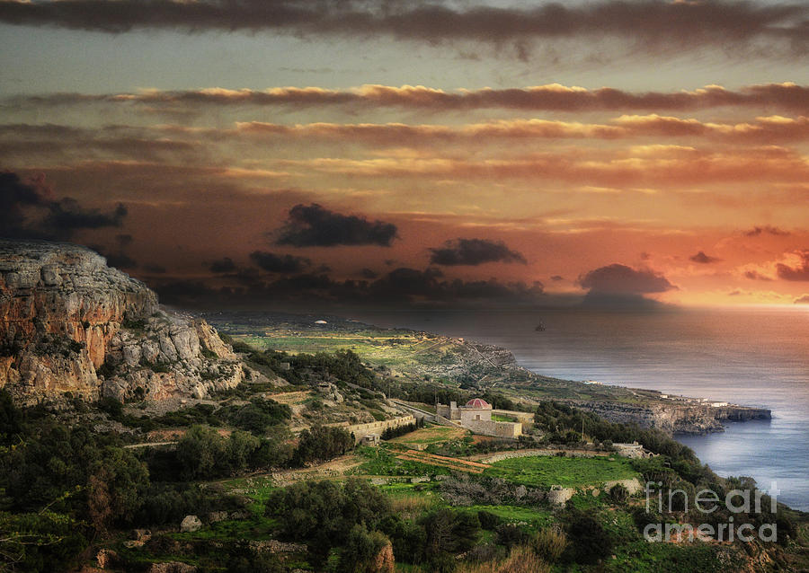 Sunset from the limits of Dingli by Stephan Grixti Sunset from the limits of Dingli by Stephan Grixti