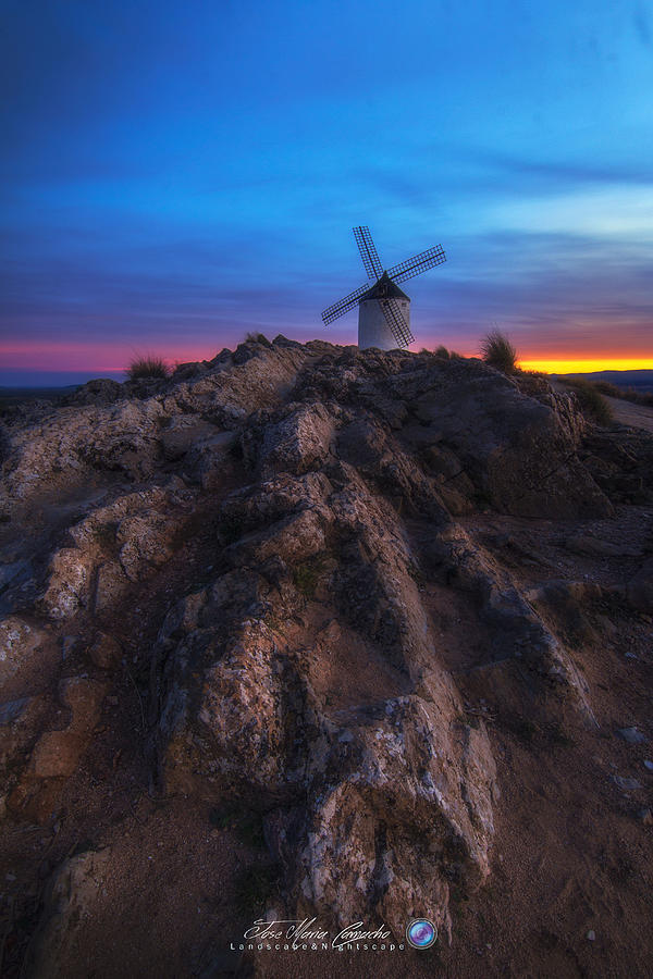 Sunset  In Consuegra Photograph by Jose M. Camacho
