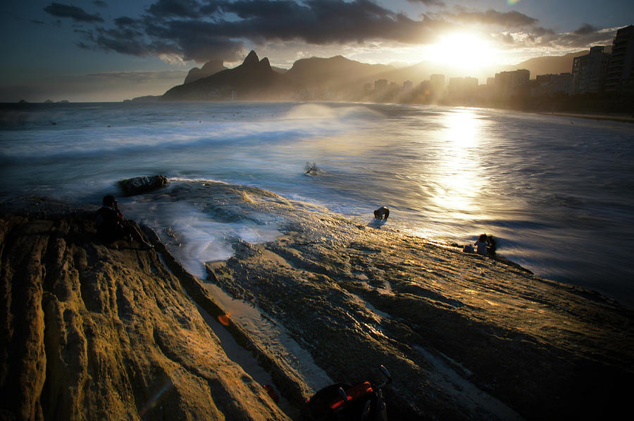 Sunset In Ipanema Photograph by Andre Joaquim