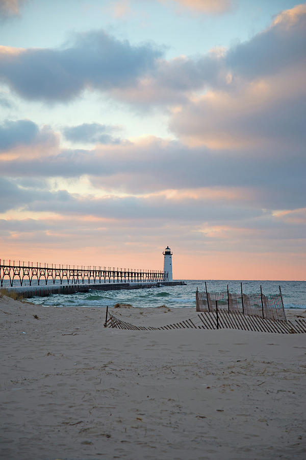 Sunset In Manistee Photograph