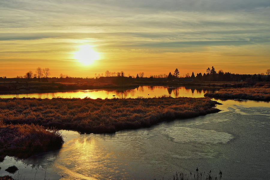 Sunset in Pitt Meadows by Hagen Pflueger Sunset in Pitt Meadows by Hagen Pflueger