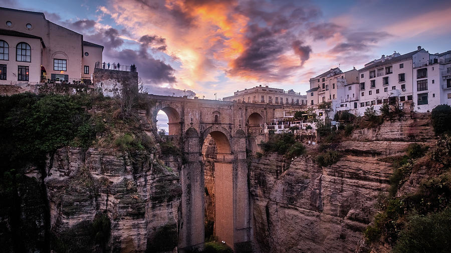 Sunset in Ronda - Andalucia, Spain - Travel photography Photograph by Giuseppe Milo