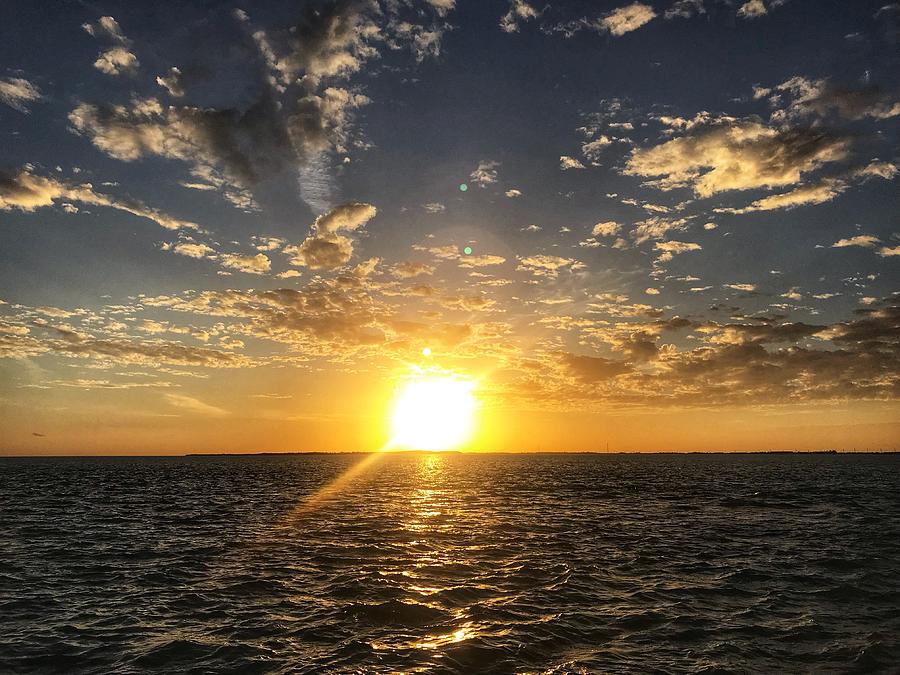 Sunset in the Keys 2 Photograph by Vicki Lewis