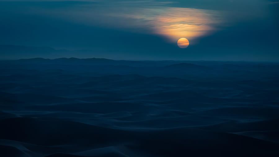 Sunset In The Sahara Desert Photograph by Miroslaw