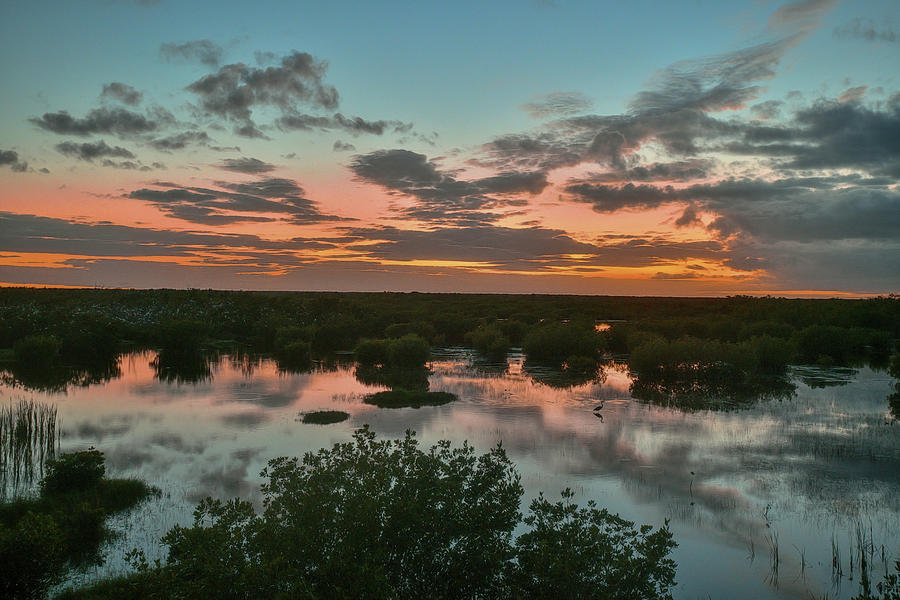 Sunset in Thousand Islands Everglades Photograph by Dan Friend