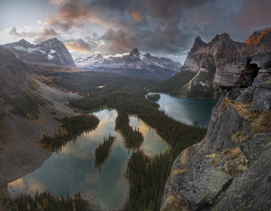 Sunset In Yoho Photograph by Evgeny Chertov - Fine Art America