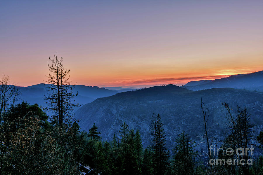 Sunset In Yosemite Photograph