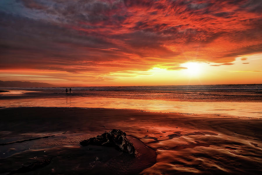 Sunset Kapiti Coast by Werner Kaffl Sunset Kapiti Coast by Werner Kaffl