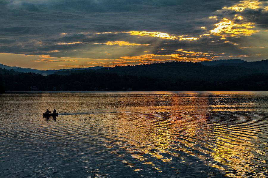Sunset Kayaking  Photograph by Betty Pauwels