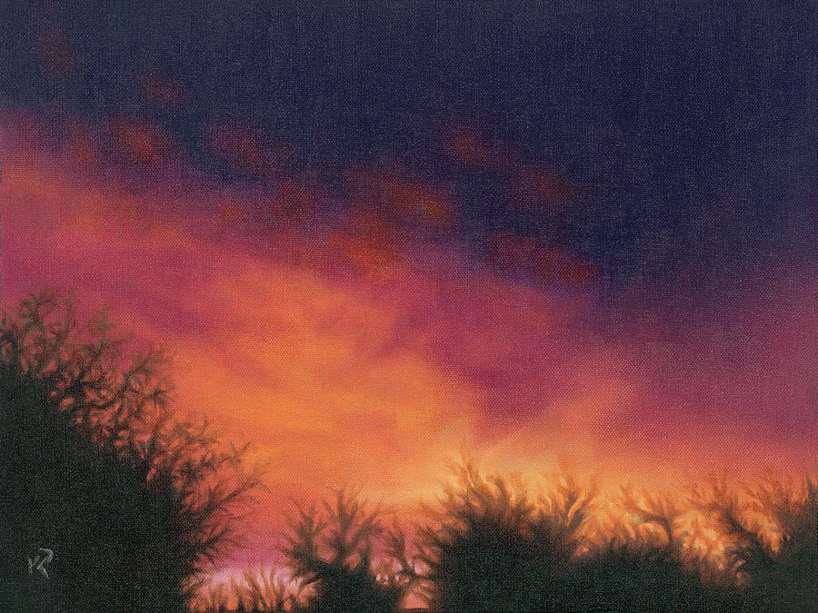 Sunset Painting by KC Pollak