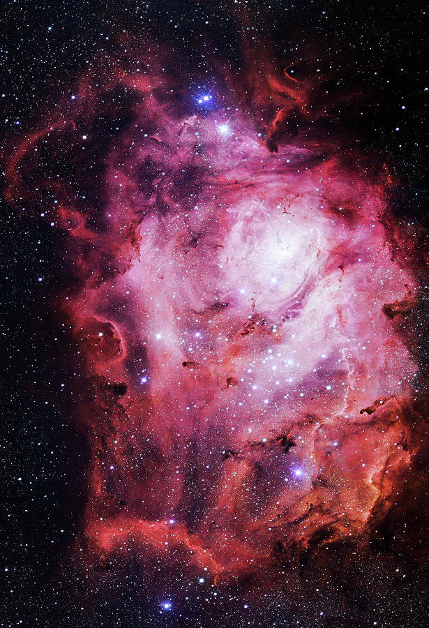 Sunset Lagoon Nebula Photograph by Science Source