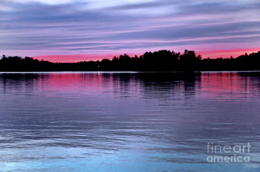 Sunset Lake Nipissing Ontario 2 Photograph by Elaine Manley