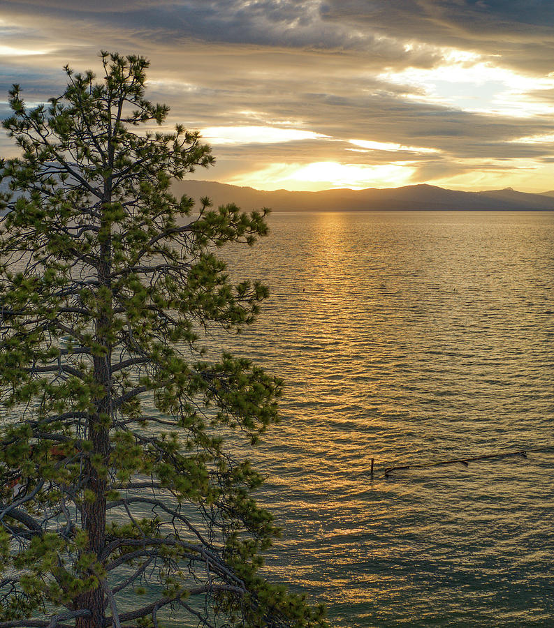 Sunset Lake Tahoe  Photograph by Anthony Giammarino