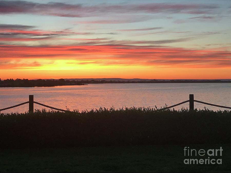 Sunset Lake View Photograph by Carol Groenen