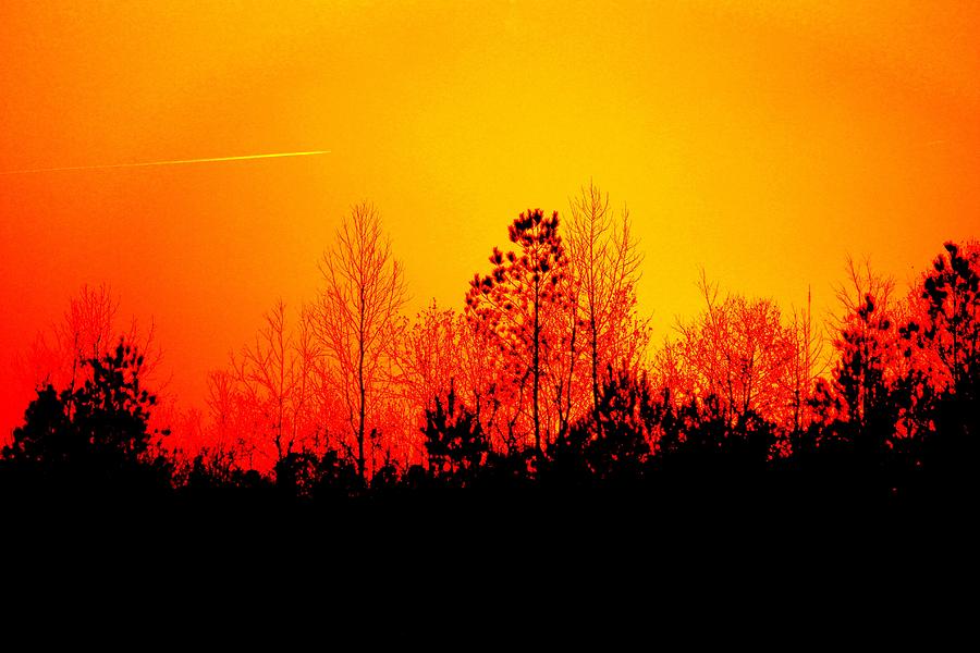 Sunset Landscape Photograph by Cynthia Guinn