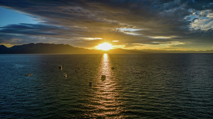 Sunset Light Lake Tahoe  Photograph by Anthony Giammarino