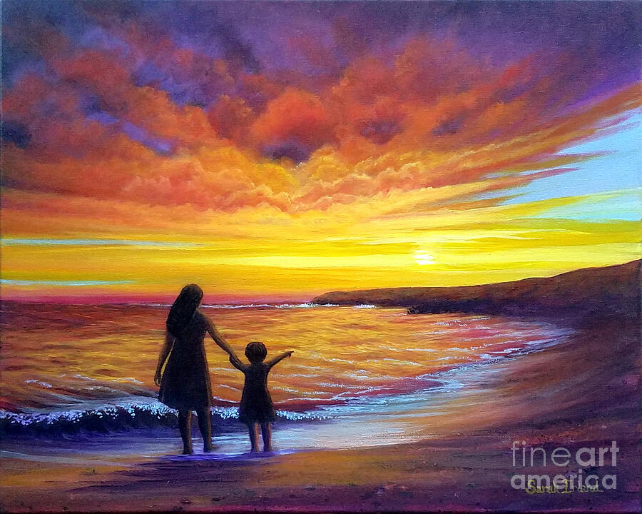 Sunset Lullaby Painting by Sarah Irland