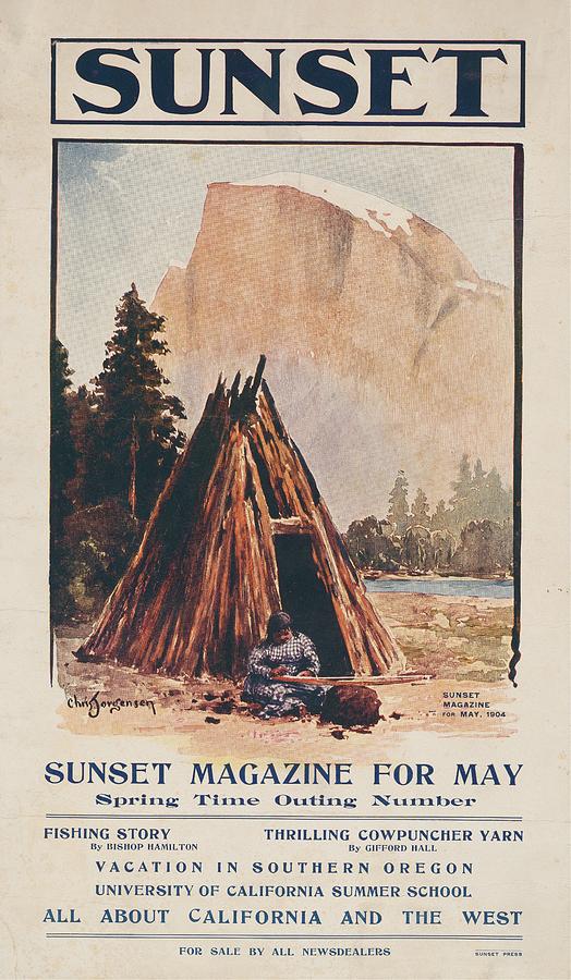 Sunset Magazine Painting by Chris Jorgensen Sunset Magazine Painting by Chris Jorgensen