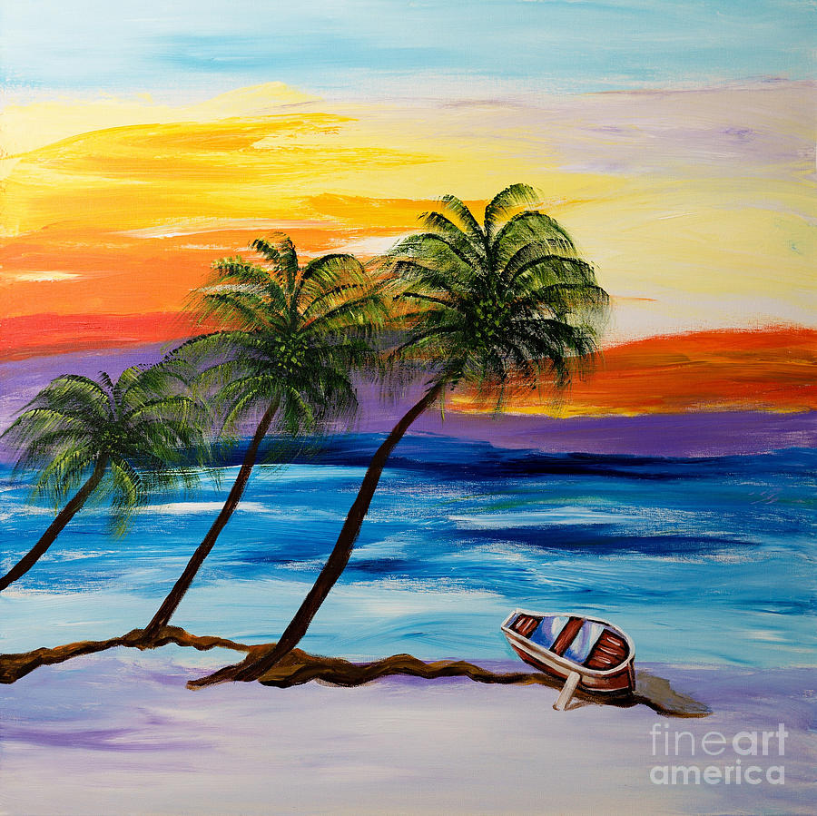 Sunset Magic Painting by Art by Danielle