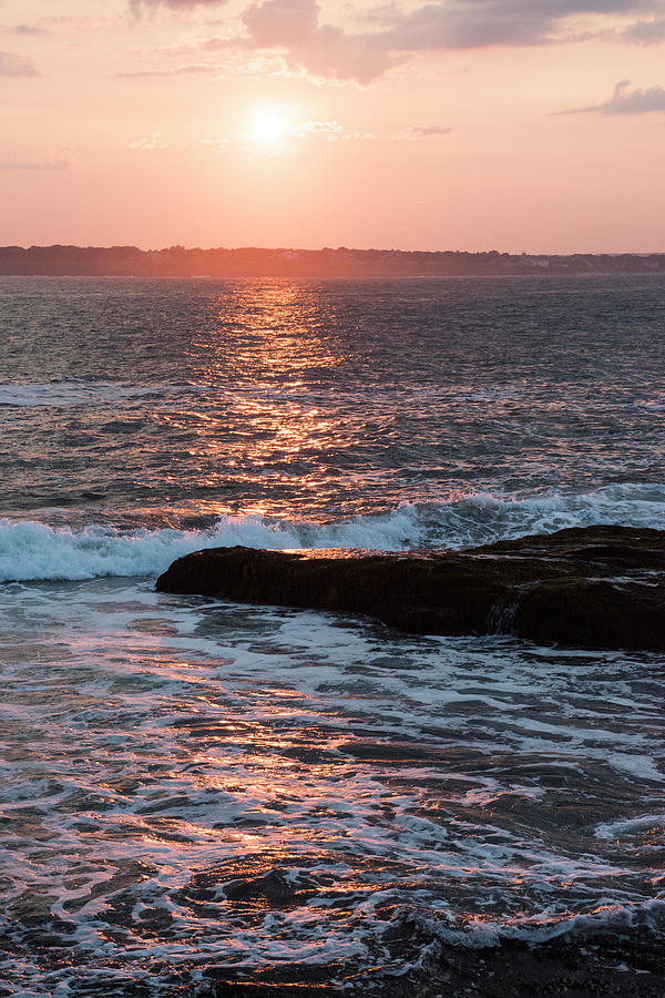 Sunset Photograph - Sunset Narragansett Bay by Robert Michaud
