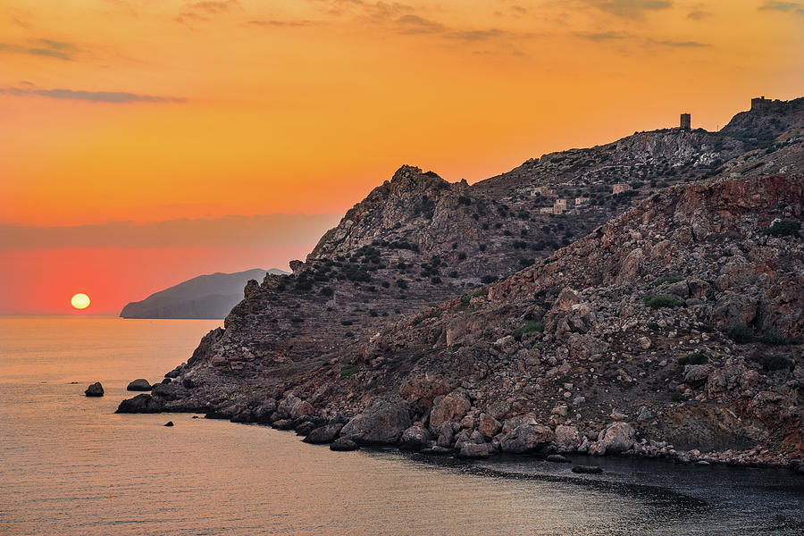 Sunset near Cape Tainaron by Milan Ljubisavljevic Sunset near Cape Tainaron by Milan Ljubisavljevic