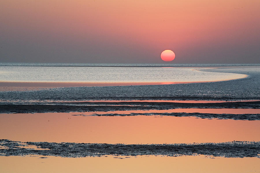 Sunset Of Arabian Sea Photograph by Romana Chapman