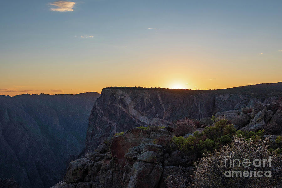 Sunset on Black Canyon  Photograph by Jeff Hubbard