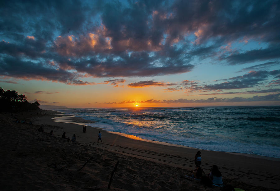 Sunset on Sunset Beach Photograph by Anthony Jones