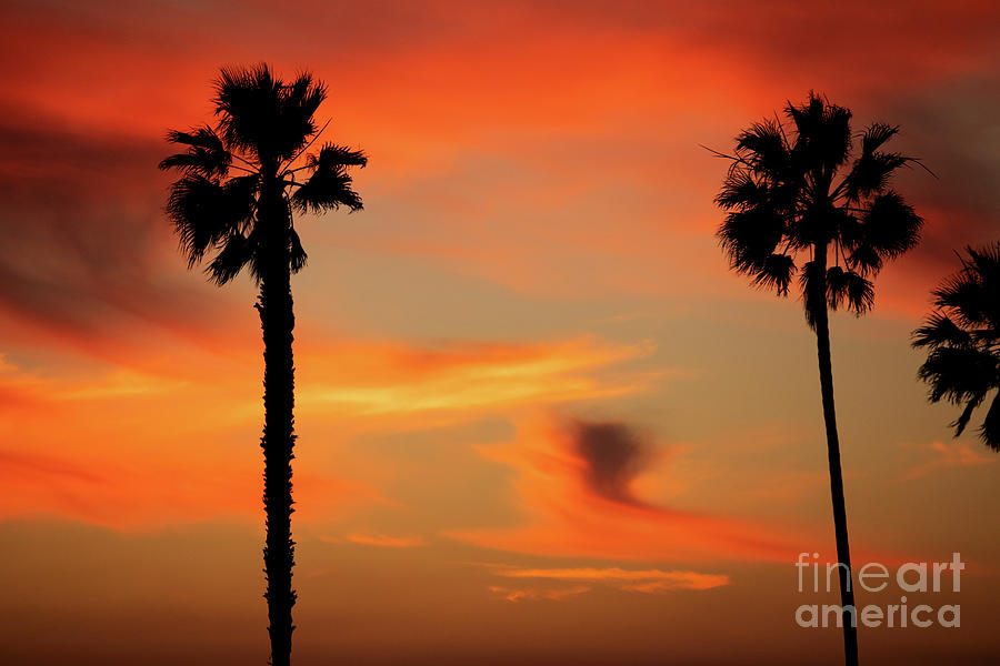 Huntington Beach Sunset Photograph by James Moore