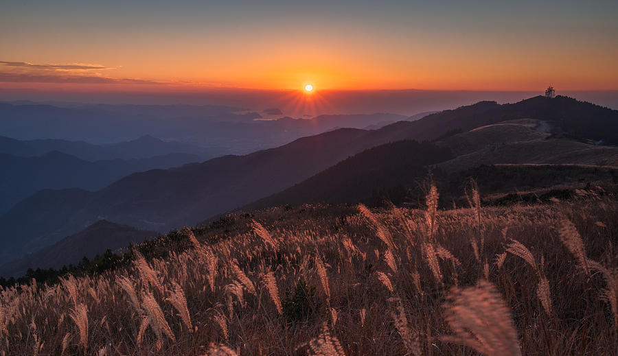 Sunset Photograph - Sunset On The Plateau by Hiro