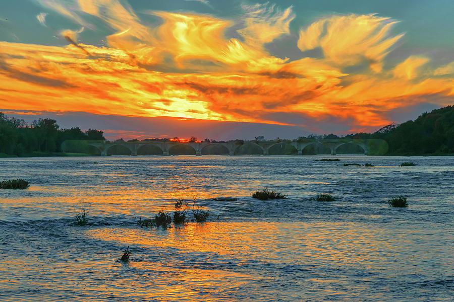 Sunset on the River by Richard Kopchock Sunset on the River by Richard Kopchock