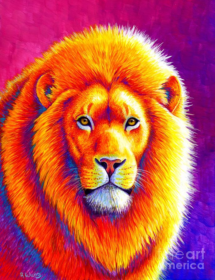 Sunset on the Savanna - African Lion by Rebecca Wang Sunset on the Savanna - African Lion by Rebecca Wang