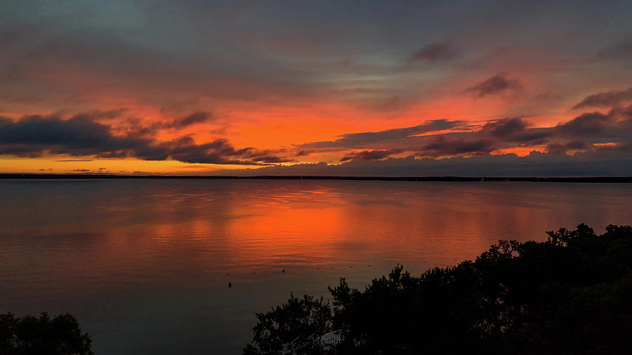 Texas Photograph - Sunset Orange by Erich Grant Texas Photograph - Sunset Orange by Erich Grant